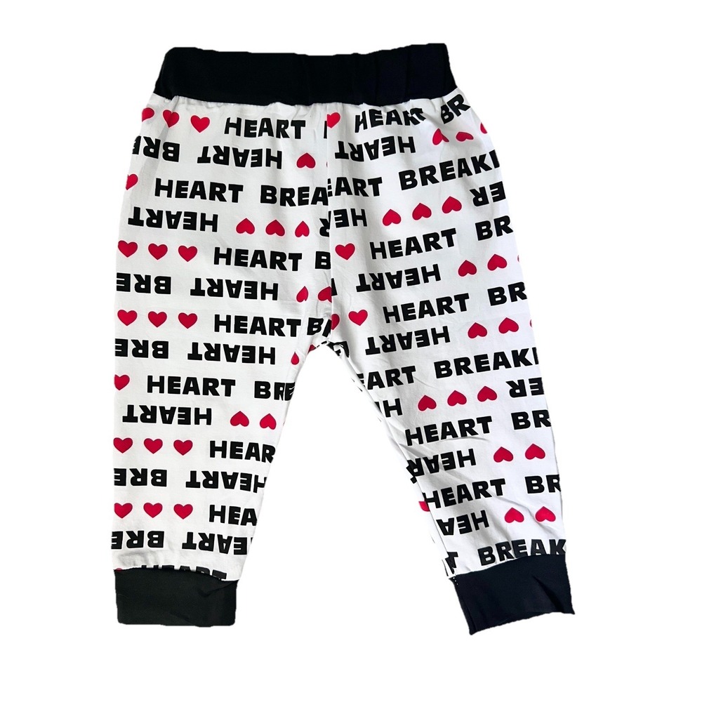 Jogger Heart Breaker Pants 12-18 Month Love Valentine's Day Casual Baby Clothing